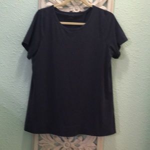 Yummie navy heathered T